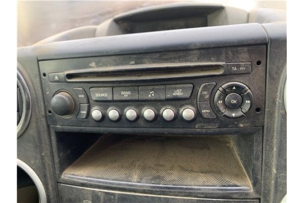 Recambio de autoradio para peugeot partner combispace (5f) 1.6 hdi 90 referencia OEM IAM 6574PP 1614201480 