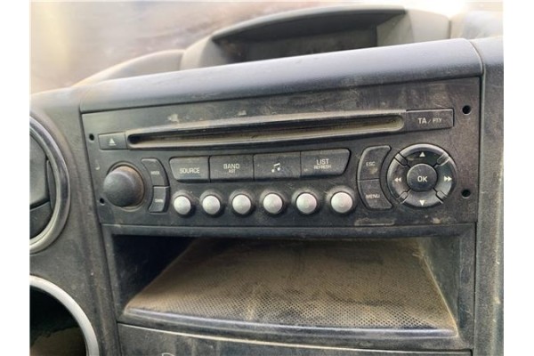 Recambio de autoradio para peugeot partner combispace (5f) 1.6 hdi 90 referencia OEM IAM 6574PP 1614201480 