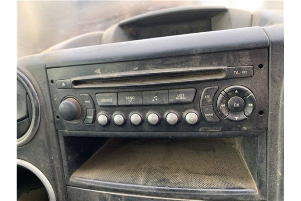 Recambio de autoradio para peugeot partner combispace (5f) 1.6 hdi 90 referencia OEM IAM 6574PP 1614201480 