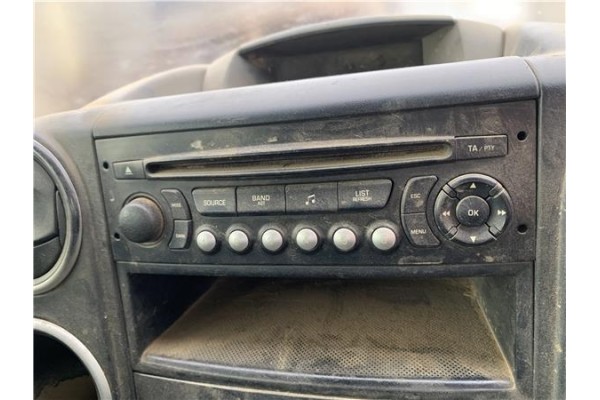 Recambio de autoradio para peugeot partner combispace (5f) 1.6 hdi 90 referencia OEM IAM 6574PP 1614201480 