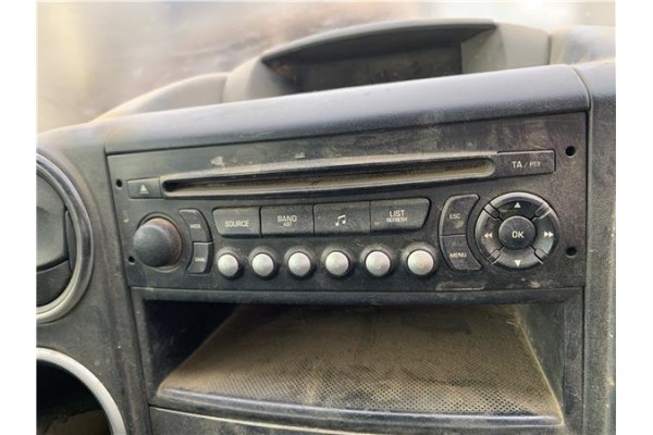 Recambio de autoradio para peugeot partner combispace (5f) 1.6 hdi 90 referencia OEM IAM 6574PP 1614201480 