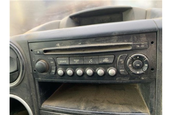 Recambio de autoradio para peugeot partner combispace (5f) 1.6 hdi 90 referencia OEM IAM 6574PP 1614201480 