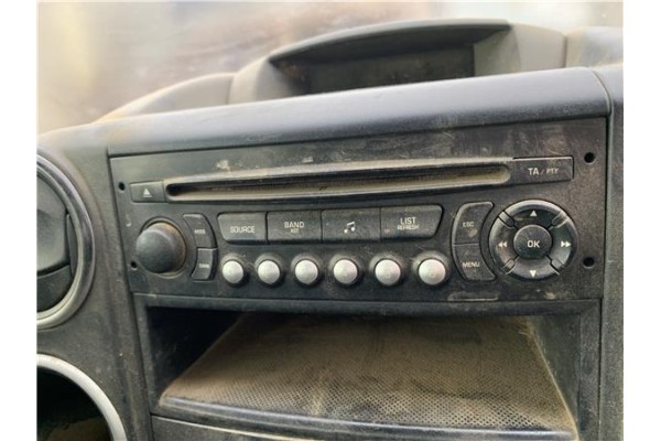 Recambio de autoradio para peugeot partner combispace (5f) 1.6 hdi 90 referencia OEM IAM 6574PP 1614201480 