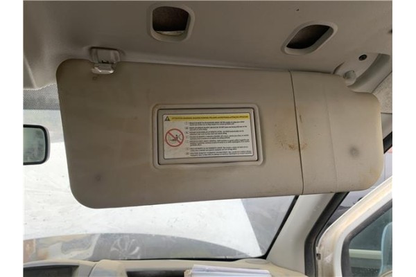 Recambio de parasol derecho para peugeot partner combispace (5f) 1.6 hdi 90 referencia OEM IAM 8143YA 16128210BJ 