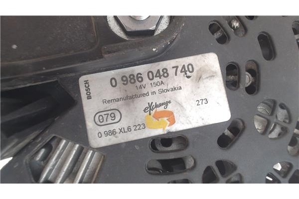 Recambio de alternador para peugeot 5008 1.6 premium referencia OEM IAM 0986048740  
