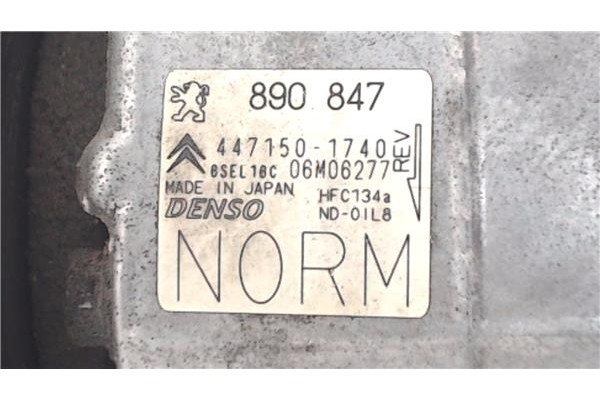 Recambio de compresor aire acond. para peugeot 5008 1.6 premium referencia OEM IAM 4471501740 890847 