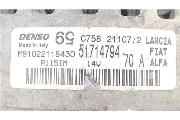 Recambio de alternador para fiat ii panda (169) 1.2 referencia OEM IAM C578211072 MS1022118430 