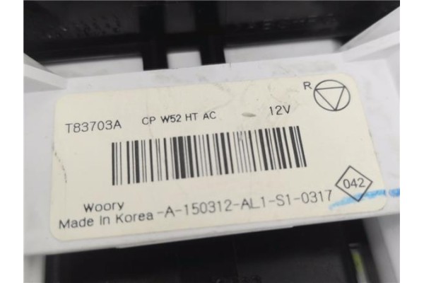 Recambio de mandos calefaccion / a.a. para dacia sandero ii 1.2 ambiance referencia OEM IAM CPW52HTAC  