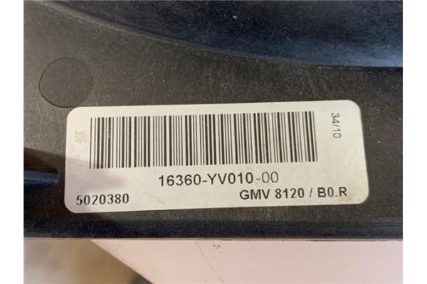 Recambio de electroventilador para citroen c1 1.4 audace referencia OEM IAM 16360YV01000  