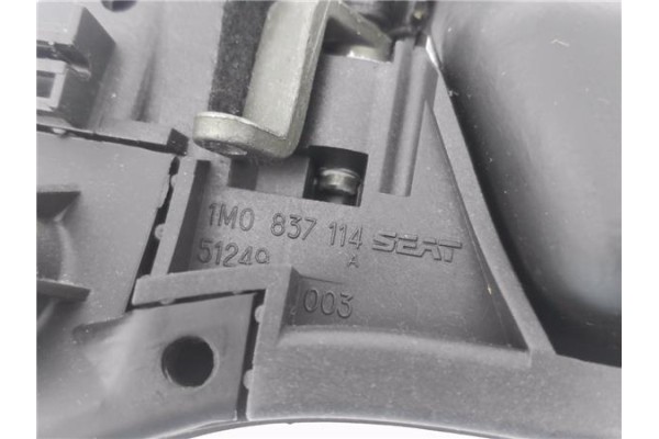 Recambio de manilla int. puerta trasero derecha para seat toledo (1m2) 1.9 tdi referencia OEM IAM 1M0837114  