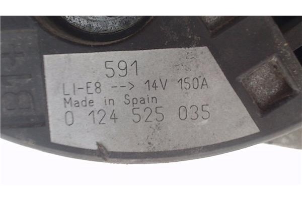 Recambio de alternador para citroen c4 berlina 1.6 hdi referencia OEM IAM 0124525035  