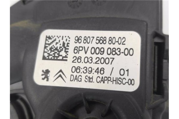 Recambio de pedal acelerador para peugeot 207 1.4 confort referencia OEM IAM 9680756880 6PV00908300 