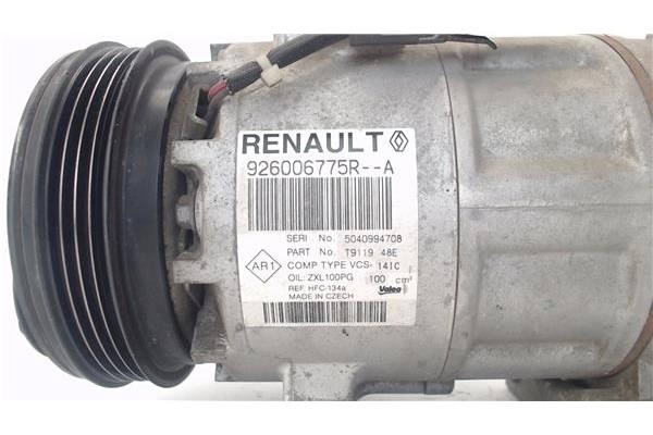 Recambio de compresor aire acond. para dacia sandero ii 1.2 ambiance referencia OEM IAM 926006775RA  