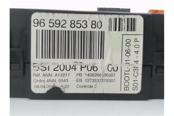 Recambio de bsi para peugeot 207 1.4 confort referencia OEM IAM 9659285380  