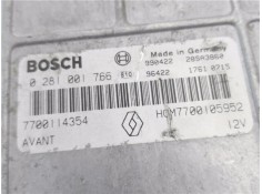 Recambio de centralita para renault laguna (b56) 1.9 dti (b56j) referencia OEM IAM 7700114354 0281001766 
