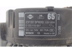 Recambio de alternador para nissan micra (k11) 1.0 referencia OEM IAM 231005F600 123110007 