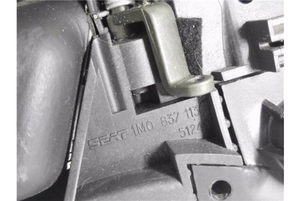 Recambio de manilla int. puerta trasero izquierda para seat toledo (1m2) 1.9 tdi referencia OEM IAM 1M0837113  