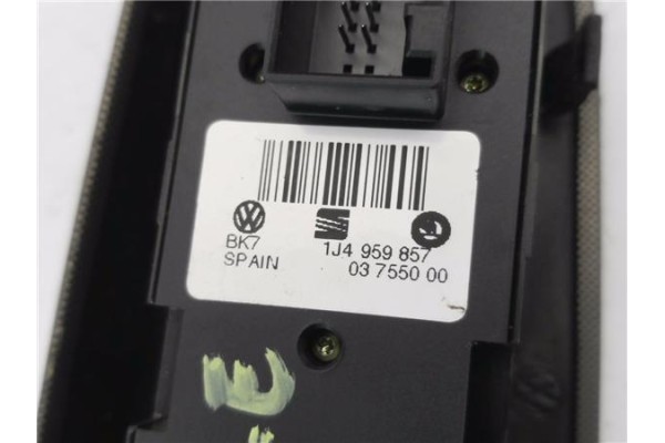 Recambio de mando elevalunas delantero izquierdo para volkswagen bora berlina (1j2) 1.9 conceptline referencia OEM IAM 1J4959857