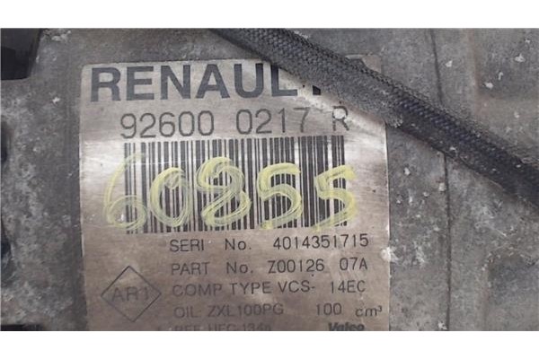 Recambio de compresor aire acond. para renault captur i 1.2 intens referencia OEM IAM 926000217R  