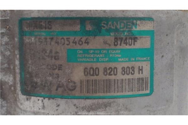 Recambio de compresor aire acond. para volkswagen polo iv (9n1) 1.4 16v referencia OEM IAM 6Q0820803H  