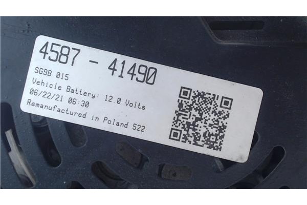 Recambio de alternador para seat toledo (1m2) 1.9 tdi referencia OEM IAM 458741490 SG9B015 