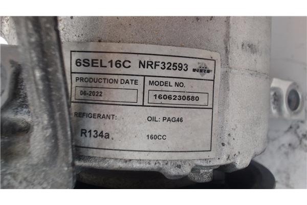 Recambio de compresor aire acond. para citroen c4 berlina 1.6 attraction referencia OEM IAM 6SEL16C NRF32593 