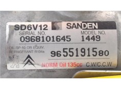 Recambio de compresor aire acond. para peugeot 206 cc cabrio-coupé 1.6 16v referencia OEM IAM 9655191580 968101645 