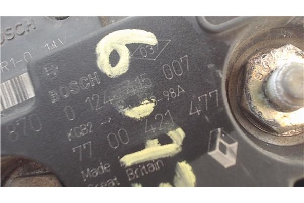 Recambio de alternador para renault laguna (b56) 1.8 16v (b563, b564) referencia OEM IAM 0124415007 7700421477 