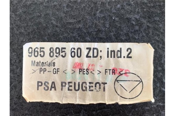 Recambio de bandeja trasero para peugeot 207 sw 1.6 hdi referencia OEM IAM 96589560ZD  