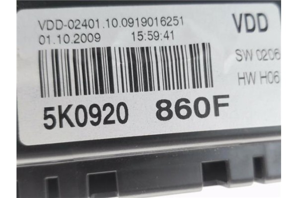 Recambio de cuadro completo para volkswagen golf vi (5k1) 1.4 advance referencia OEM IAM 5K0920860F A2C53345492 