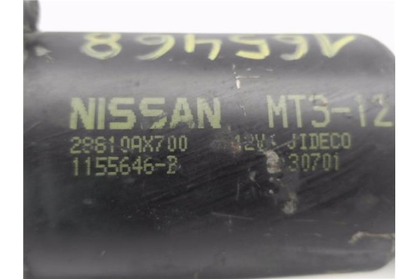 Recambio de motor limpiaparabrisas delantero para nissan micra (k12e) 1.2 16v referencia OEM IAM 28810AX700 1155646B 