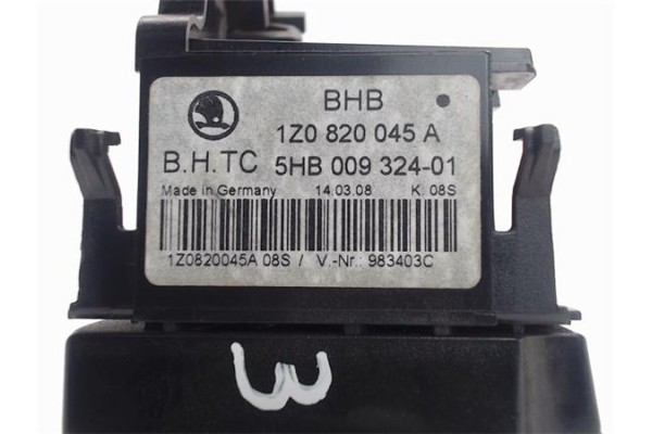 Recambio de mandos calefaccion / a.a. para skoda octavia berlina (1z3) referencia OEM IAM (1Z0820045A) (5HB009324-01) 