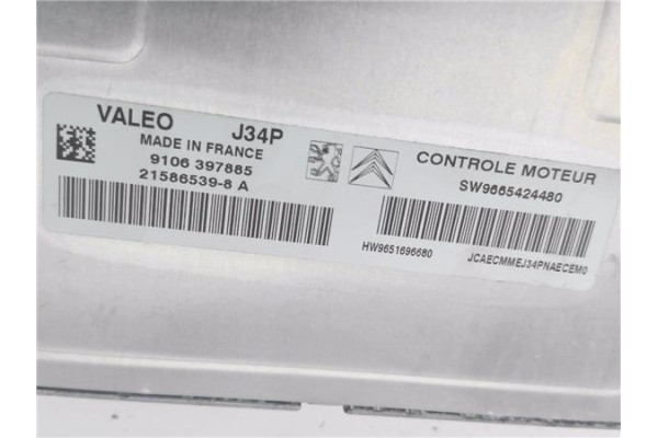 Recambio de centralita para peugeot 207 1.4 referencia OEM IAM SW9665424480 215865398 