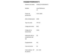 seat leon (1p1) del año 2005