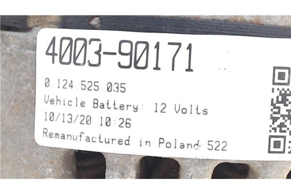 Recambio de alternador para peugeot partner combispace (5f) 1.6 hdi 90 referencia OEM IAM 5705NH  