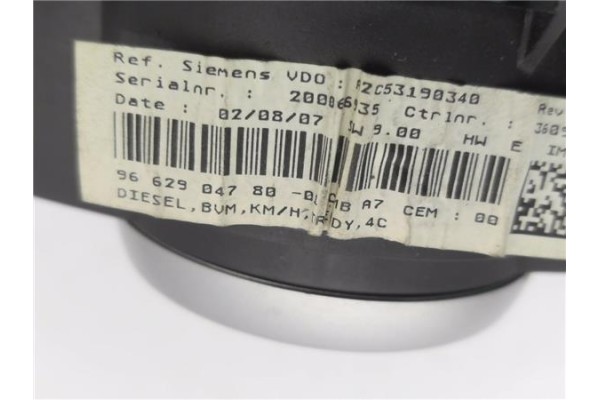 Recambio de cuadro completo para peugeot 207 sw 1.6 hdi referencia OEM IAM 9662904780 A2C53065547 