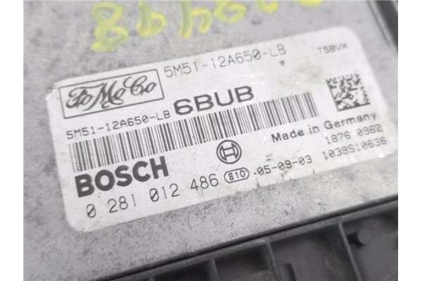 Recambio de centralita para ford focus ii (da_) 1.6 tdci referencia OEM IAM 5M5112A650LB 281012486 