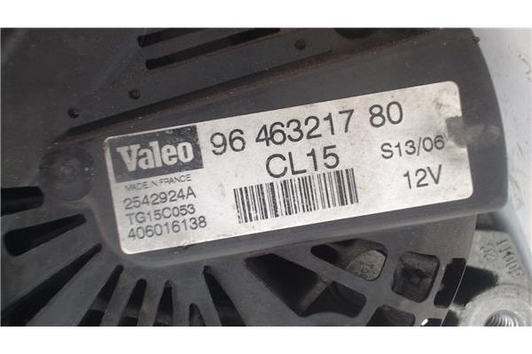 Recambio de alternador para peugeot 207 1.6 hdi referencia OEM IAM 5705AS 5705NH 