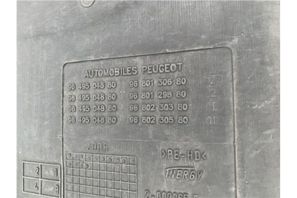 Recambio de deposito combustible para peugeot 207 1.6 hdi referencia OEM IAM 9649504880 9680130680 