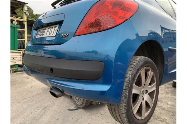 Recambio de paragolpes trasero para peugeot 207 1.6 hdi referencia OEM IAM 7410Z6  