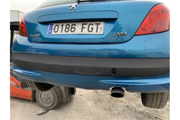 Recambio de paragolpes trasero para peugeot 207 1.6 hdi referencia OEM IAM 7410Z6  