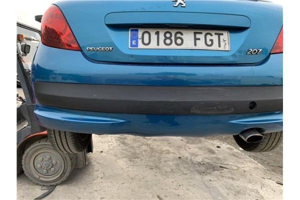 Recambio de paragolpes trasero para peugeot 207 1.6 hdi referencia OEM IAM 7410Z6  