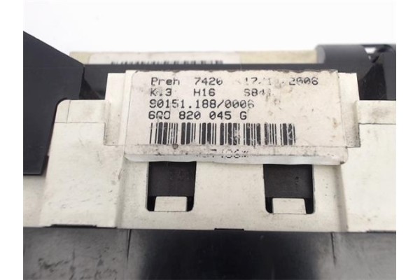 Recambio de mandos calefaccion / a.a. para volkswagen polo iv (9n3) referencia OEM IAM (6Q0820045G) (90151188/0006) 