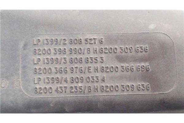 Recambio de carcasa filtro aire para renault clio iii 1.5 dci (c/br1g) referencia OEM IAM 8200398989  