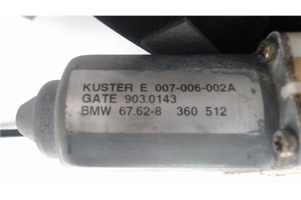 Recambio de mecanismo elevalunas trasero izquierdo para bmw serie 5 berlina (e39) referencia OEM IAM 67628360511 9030144 8360511