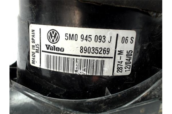 Recambio de piloto porton trasero izquierdo para volkswagen golf v plus (5m1) referencia OEM IAM 5M0945093J 89035269 