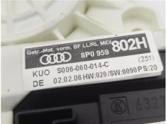 Recambio de motor elevalunas delantero derecho para audi a3 sportback (8pa) 2.0 tdi ambiente referencia OEM IAM 8P0959802H S0060