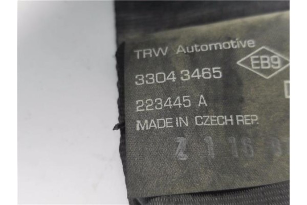 Recambio de cinturon seguridad delantero derecho para renault kangoo i (f/kc0) 1.2 authentique referencia OEM IAM 33043465  