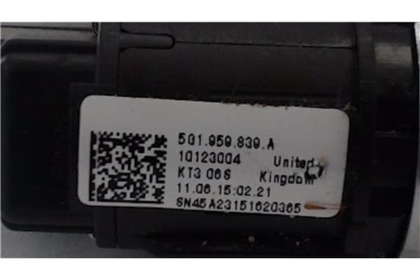 Recambio de conmutador de arranque/encendido para volkswagen golf vii (5g1/be1) híbrido gte referencia OEM IAM 5Q1959839A A23151