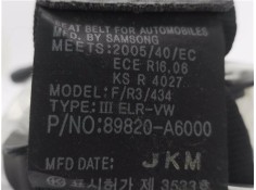 Recambio de cinturon seguridad trasero derecho para hyundai i30 (gd) 1.4 base referencia OEM IAM 89820A6000  